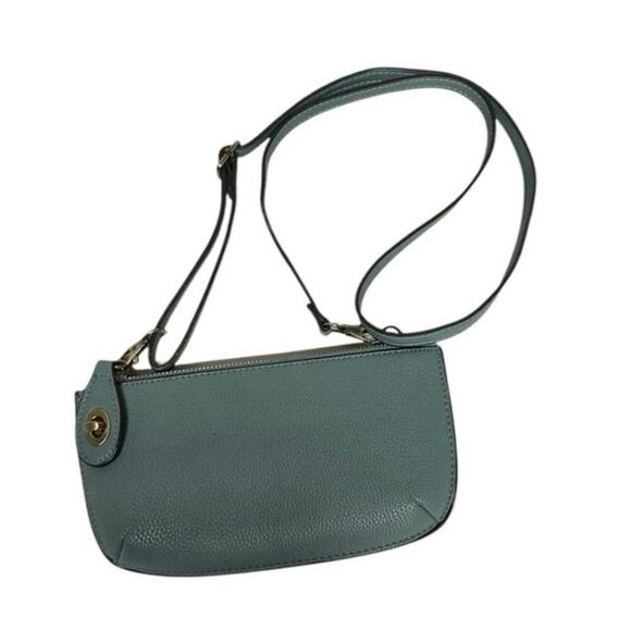Joy Susan Mini Crossbody Wristlet Clutch In Spa Blue - Picture 1 of 12